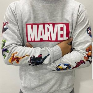 BUZO MARVEL GRIS
